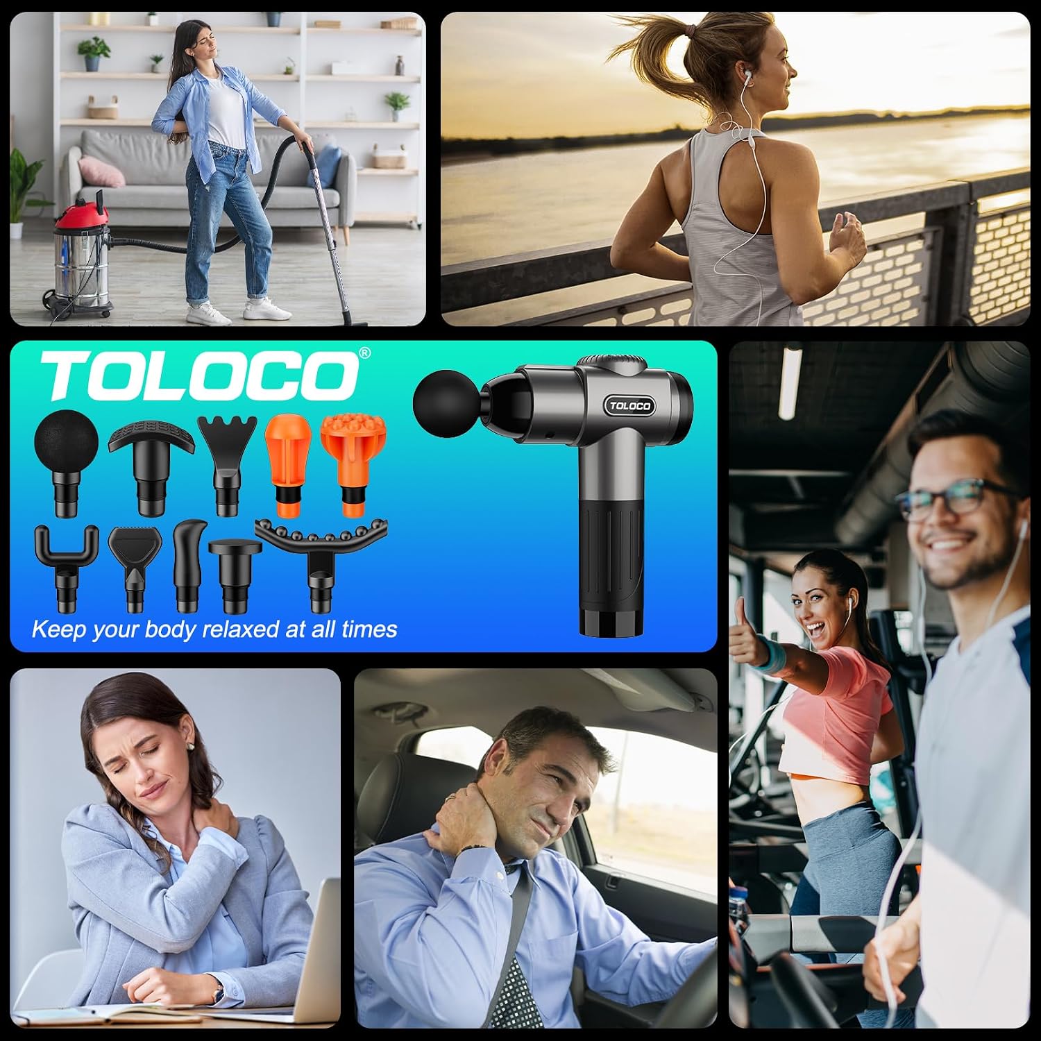 TOLOCO Pistolet do masażu - zdjęcie 4